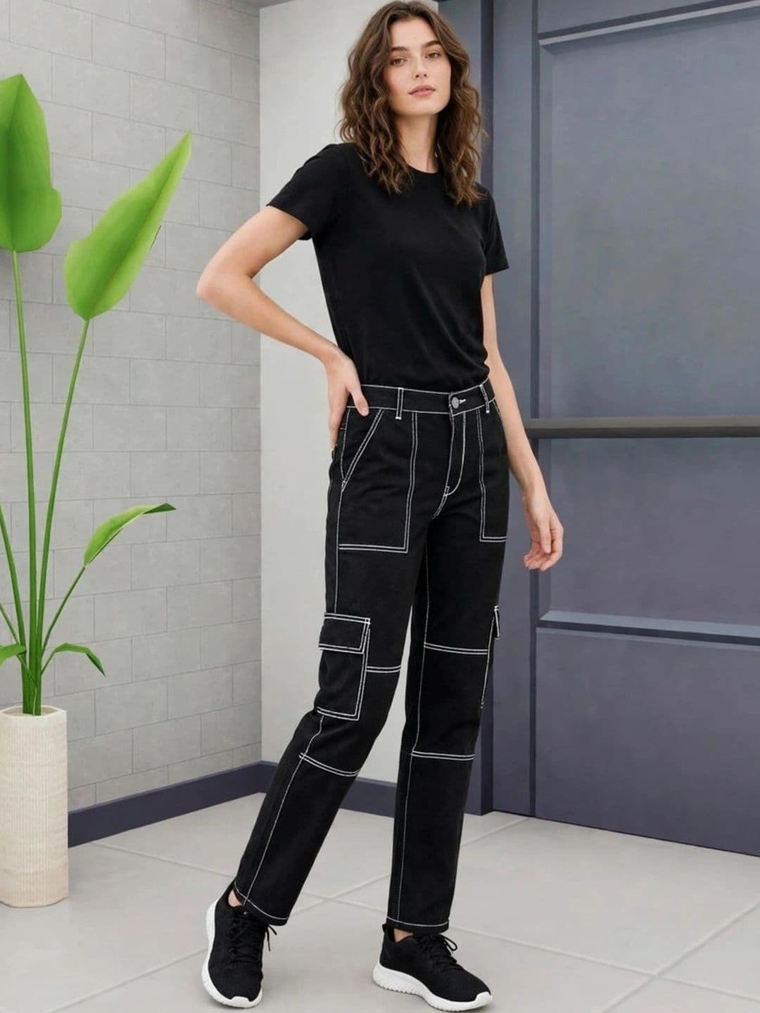 COMFITS Women Classic Regular Fit Mid-Rise Coated Stretchable Jeans thumbnail 5