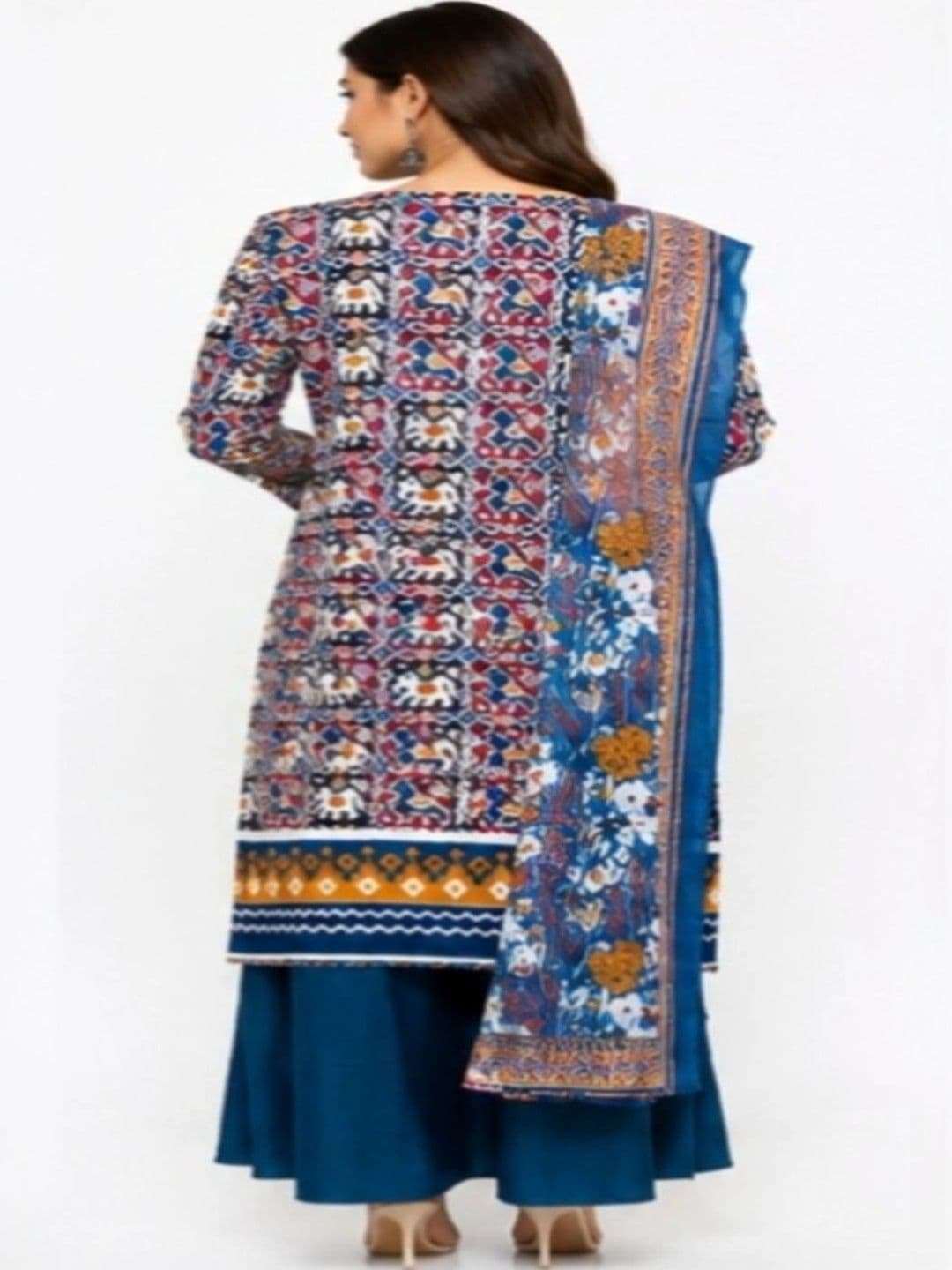 sharmaandsons Pure Cotton Unstitched Dress Material thumbnail 3