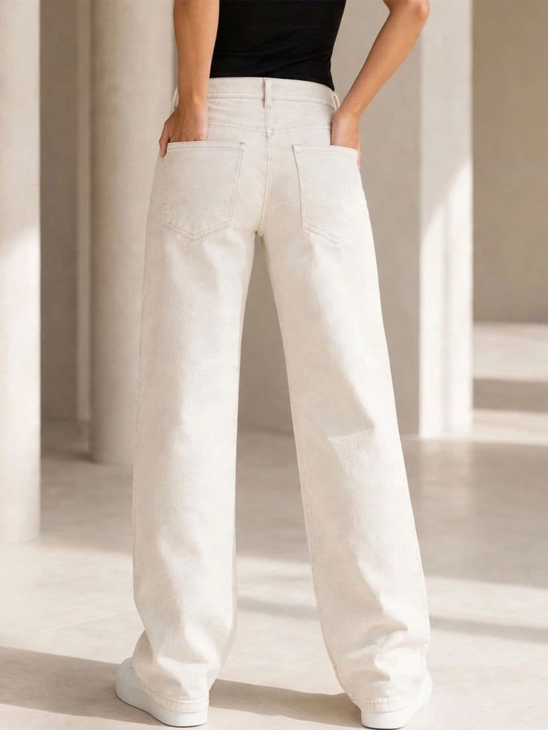 Mast & Harbour Women Classic Regular Fit Mid-Rise Stretchable Jeans thumbnail 5