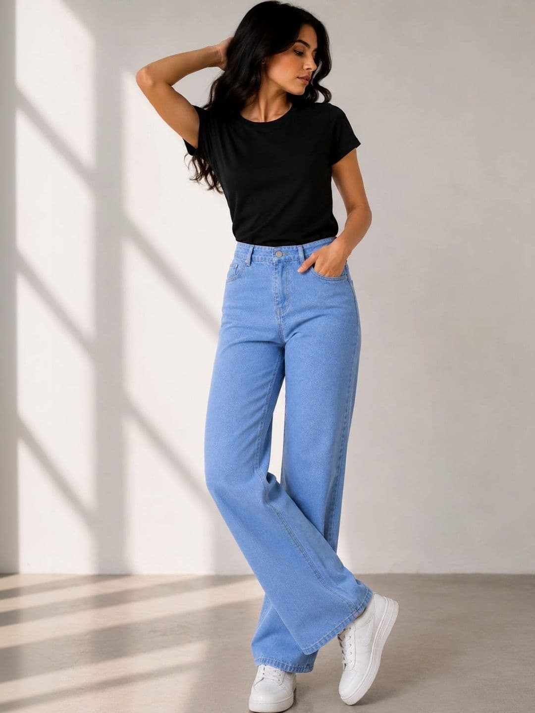 COMFITS Women Classic Regular Fit Mid-Rise Stretchable Jeans thumbnail 2