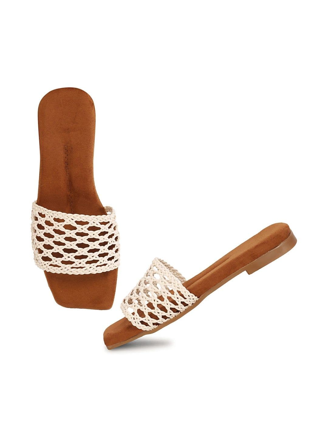 Moda Rapido Women Open Toe Flats thumbnail 2
