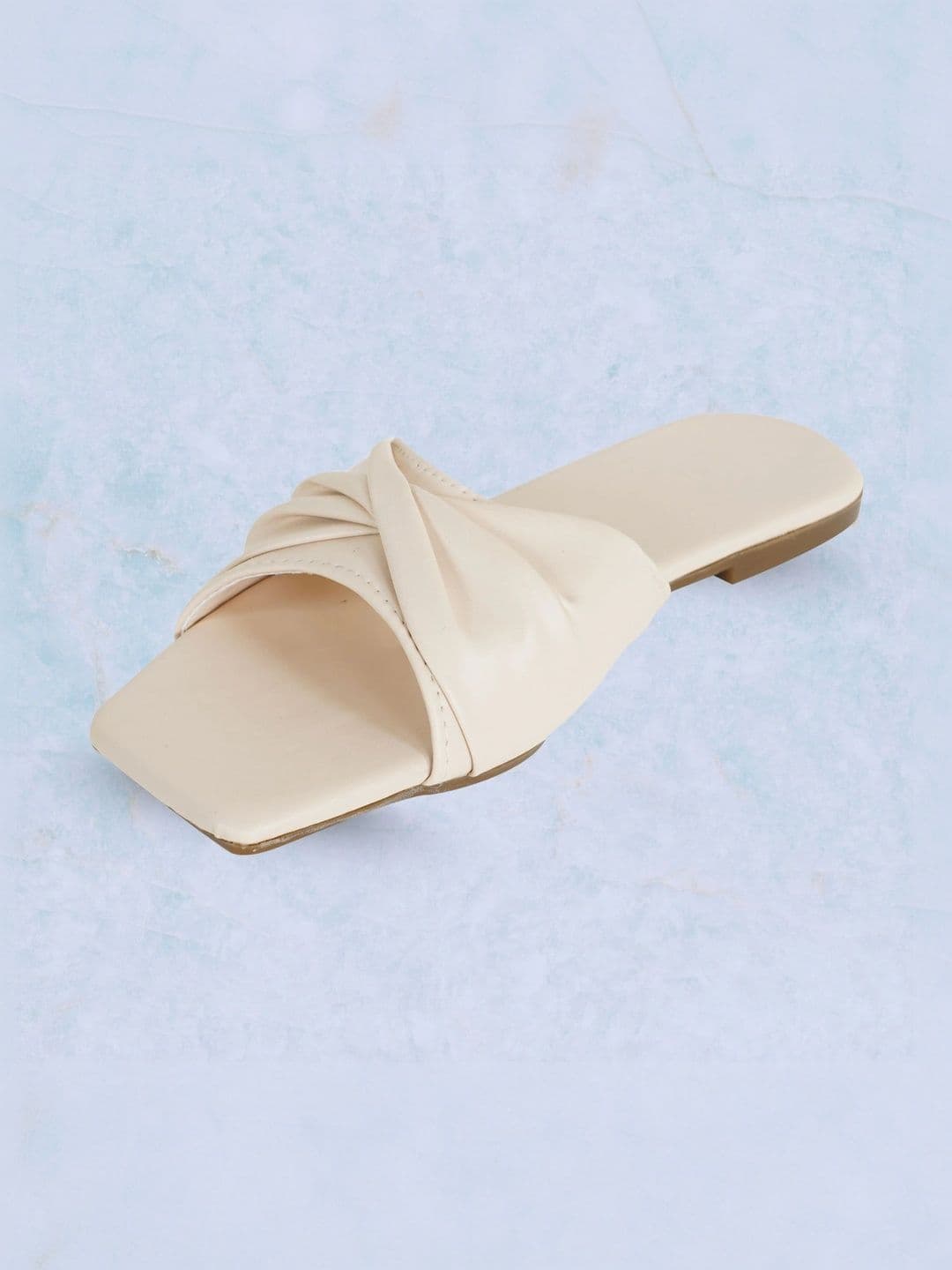 DressBerry Women Textured Open Toe Flats thumbnail 3