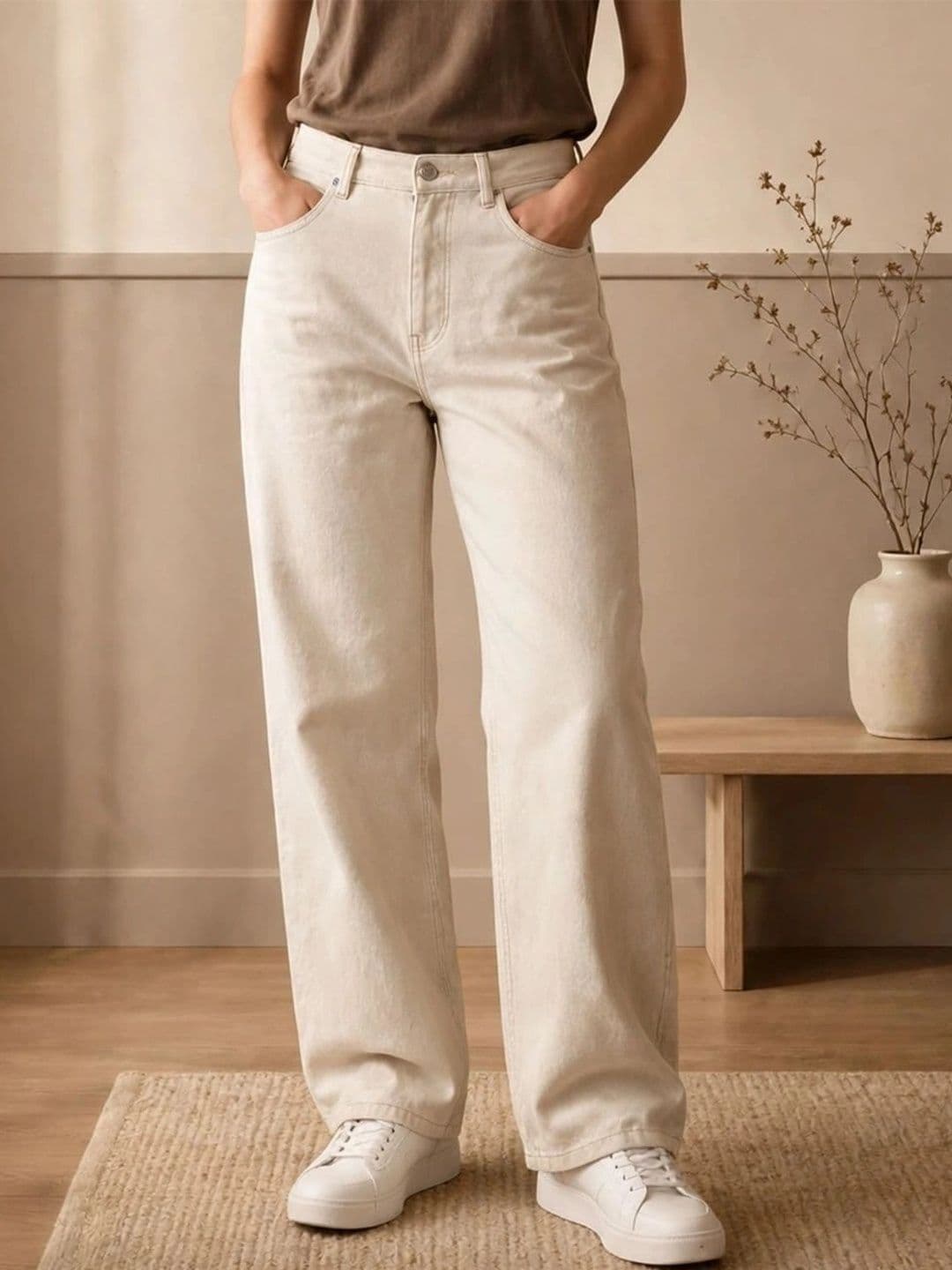 Encrypt Women Classic Regular Fit Mid-Rise Stretchable Jeans - view 1