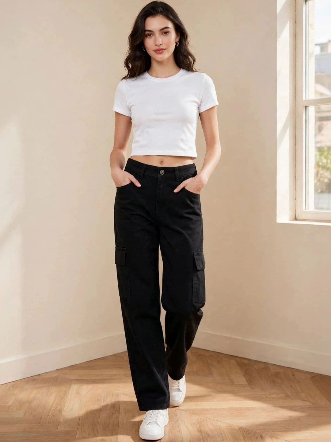 COMFITS Women Classic Regular Fit Mid-Rise Stretchable Jeans thumbnail 4