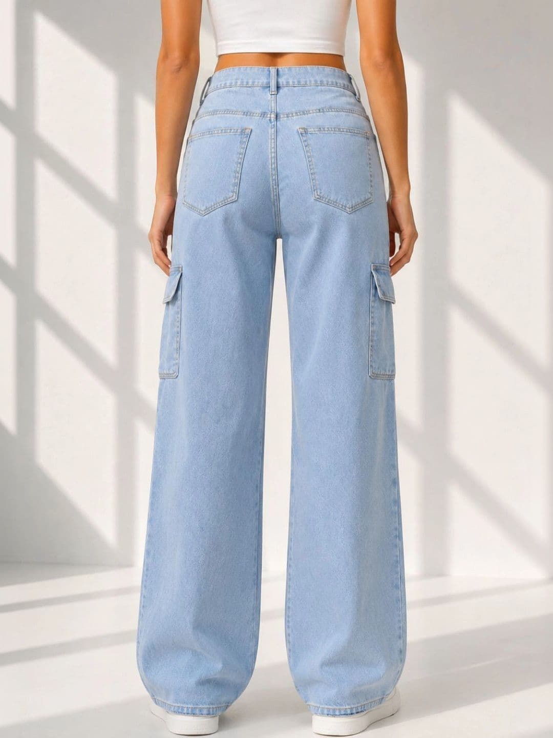 FLARING Women Classic Regular Fit Mid-Rise Stretchable Jeans thumbnail 2