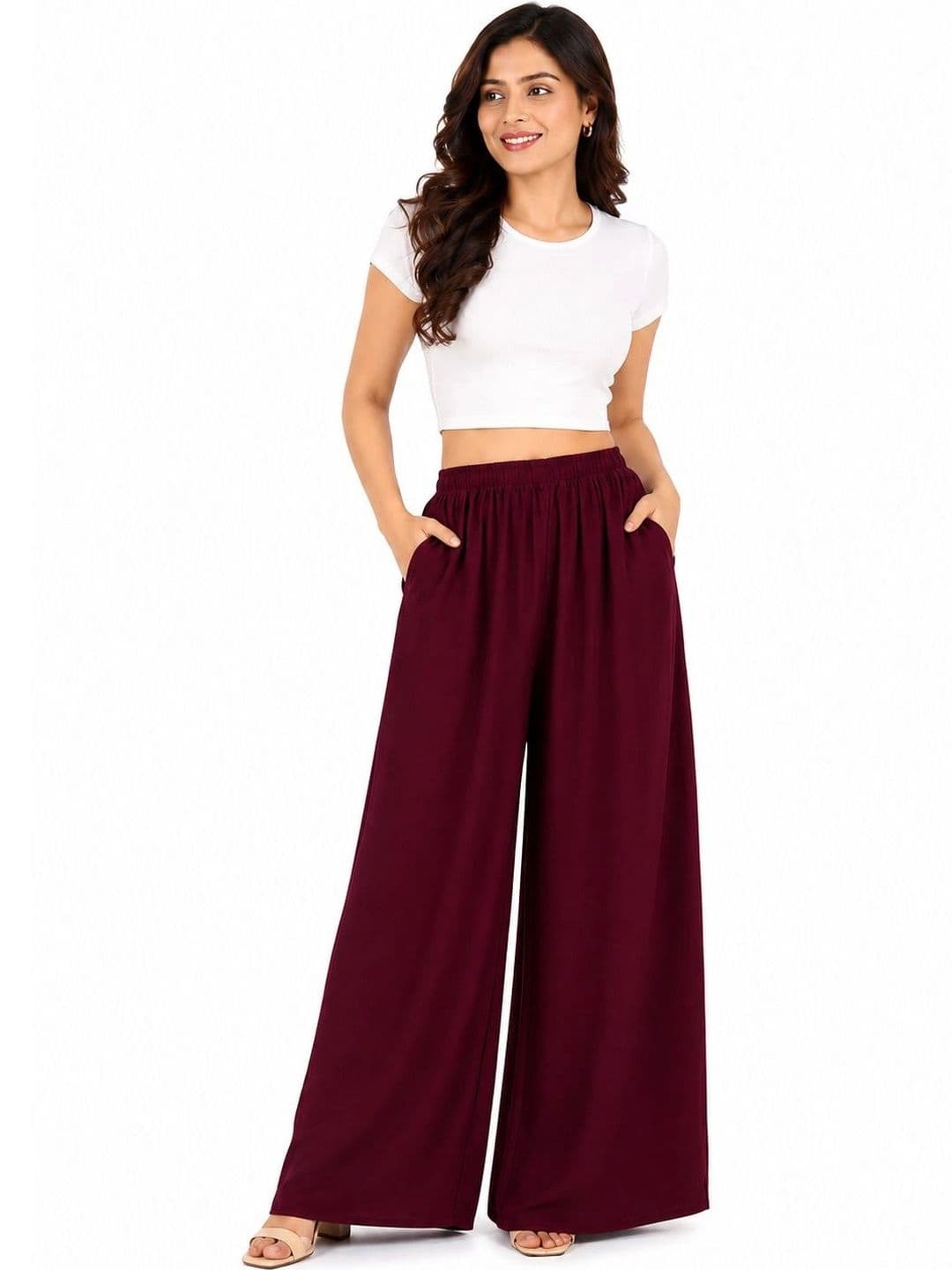 Threadbloom Women Knitted Ethnic Palazzos thumbnail 2