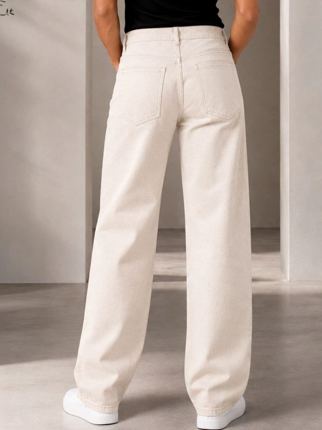 Metronaut Women Classic Regular Fit Mid-Rise Stretchable Jeans thumbnail 5