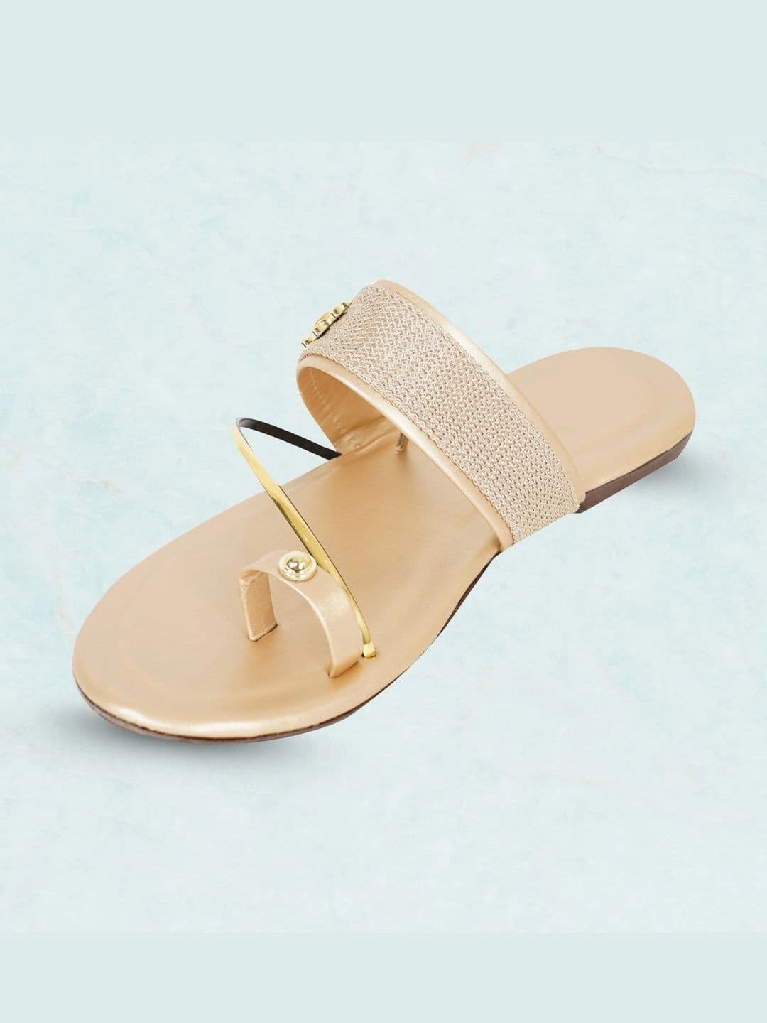 DressBerry Women Textured Open Toe Flats thumbnail 3