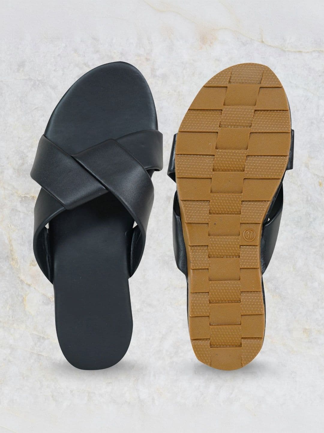 Mast & Harbour Women Open Toe Flats thumbnail 5