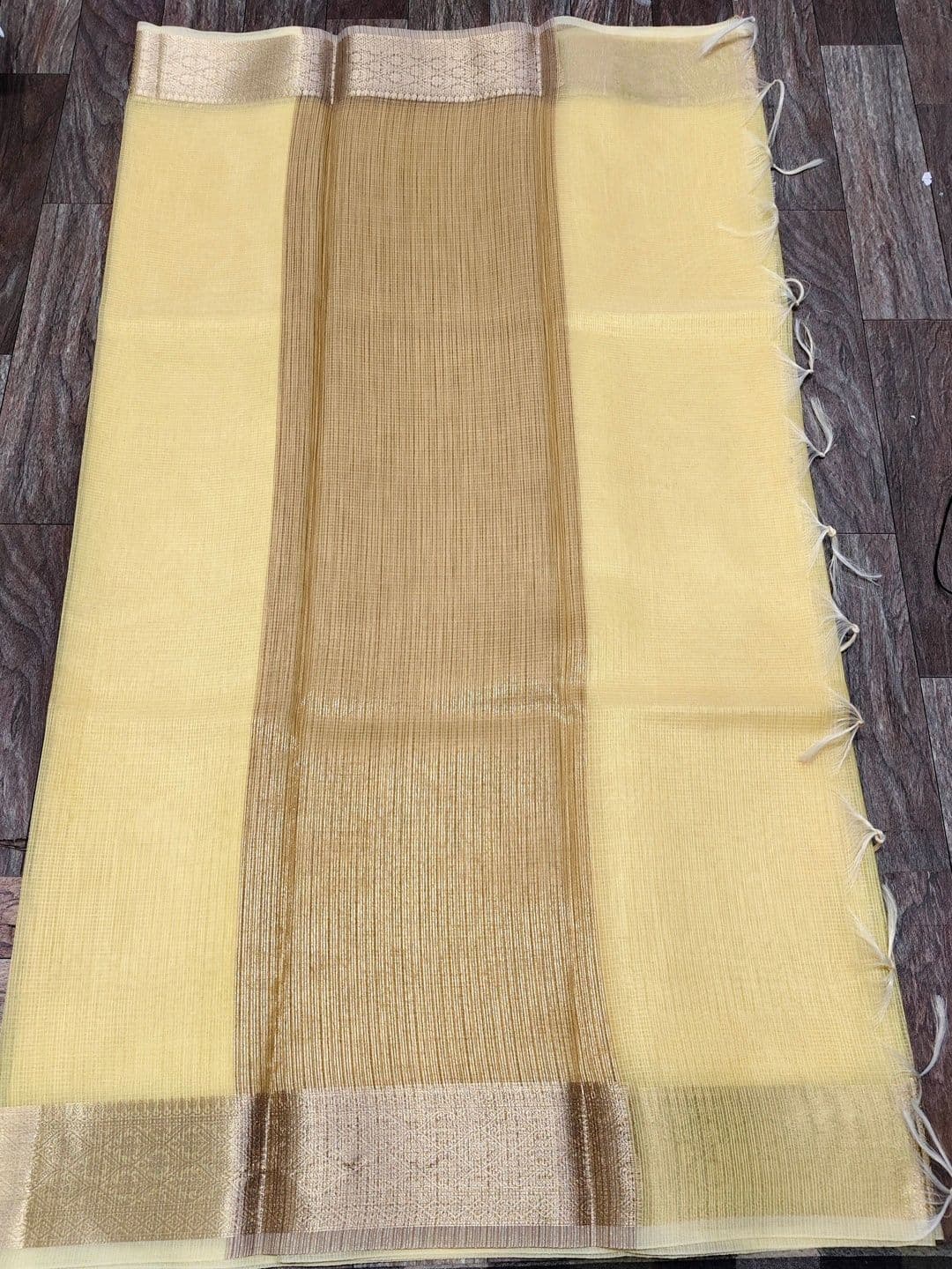 Naveera Woven Design Zari Pure Cotton Designer Banarasi Saree thumbnail 4