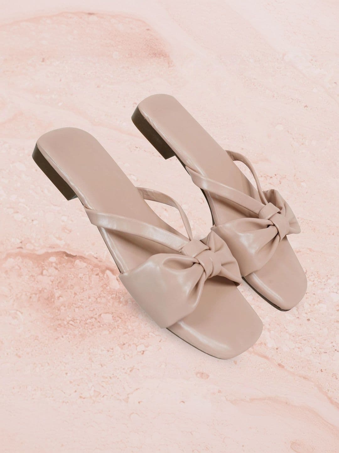 DressBerry Women Open Toe Flats with Bows thumbnail 3
