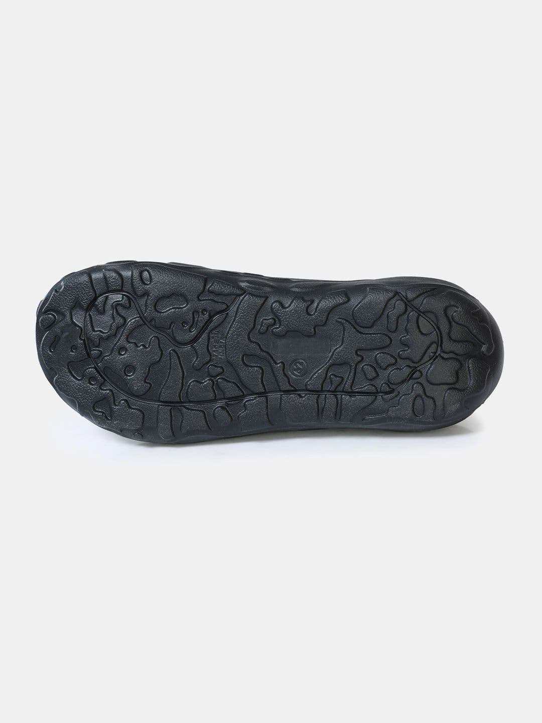 THE BEAR HOUSE Men Solid Black Open-Toe Slip-On Sliders thumbnail 6