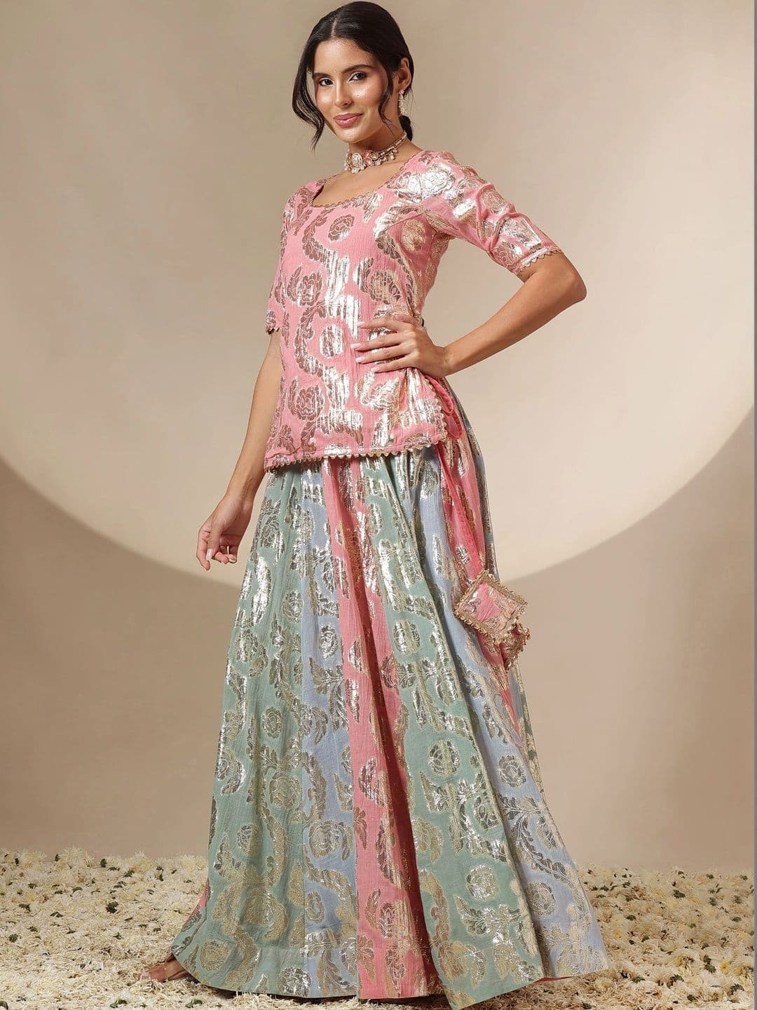 Shae by SASSAFRAS Ready to Wear Lehenga & thumbnail 5