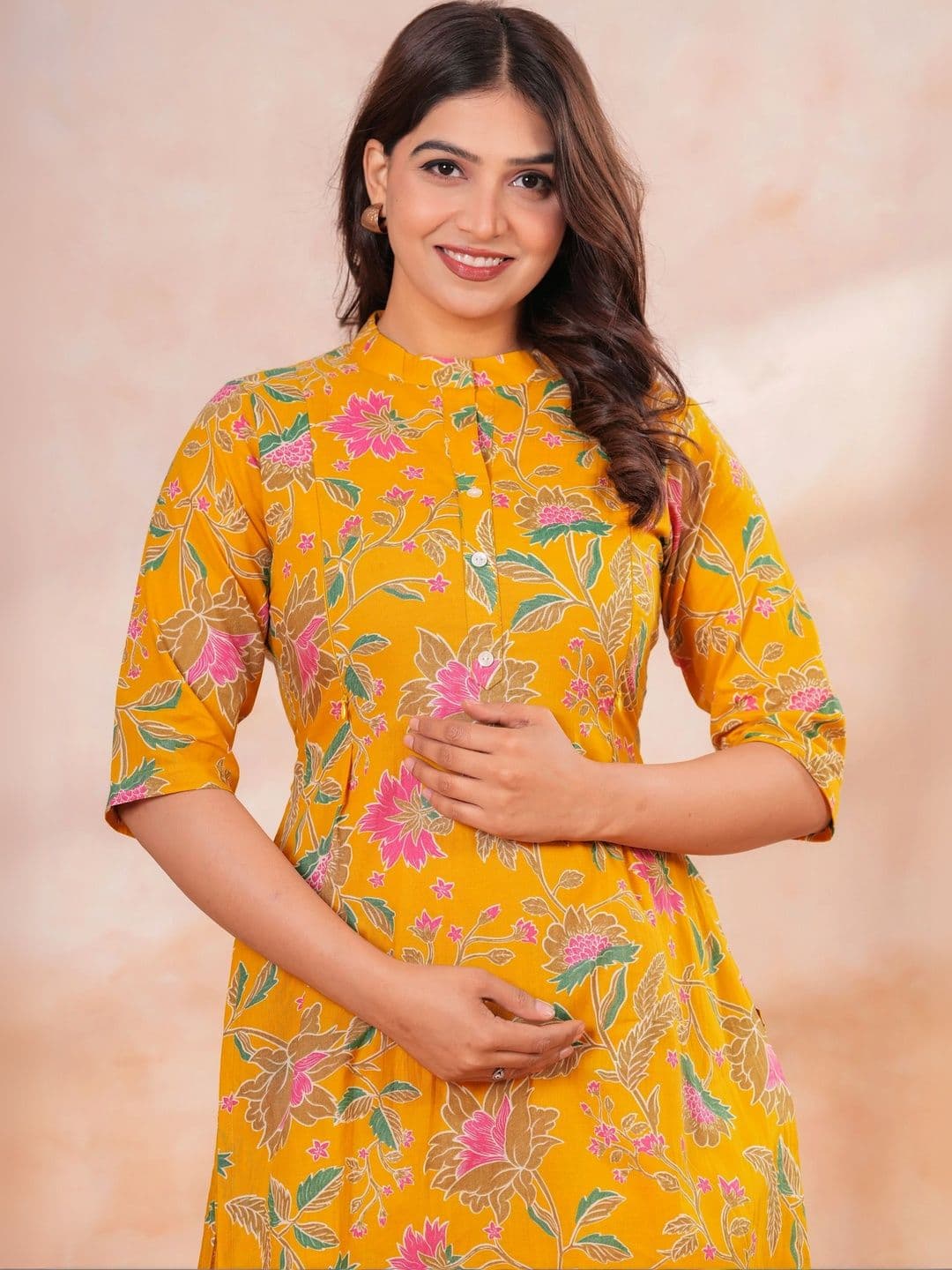 CLOTHYFUSION Floral Cotton Printed Top with Trousers thumbnail 7