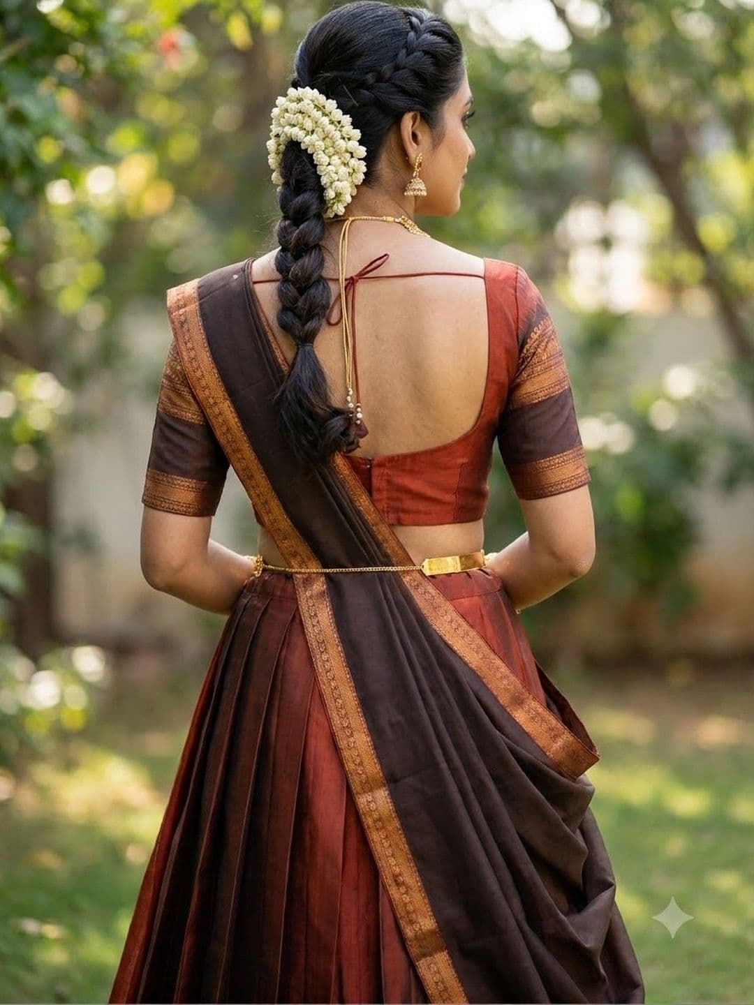Fabcartz Semi-Stitched Lehenga & Unstitched Blouse With Dupatta thumbnail 5