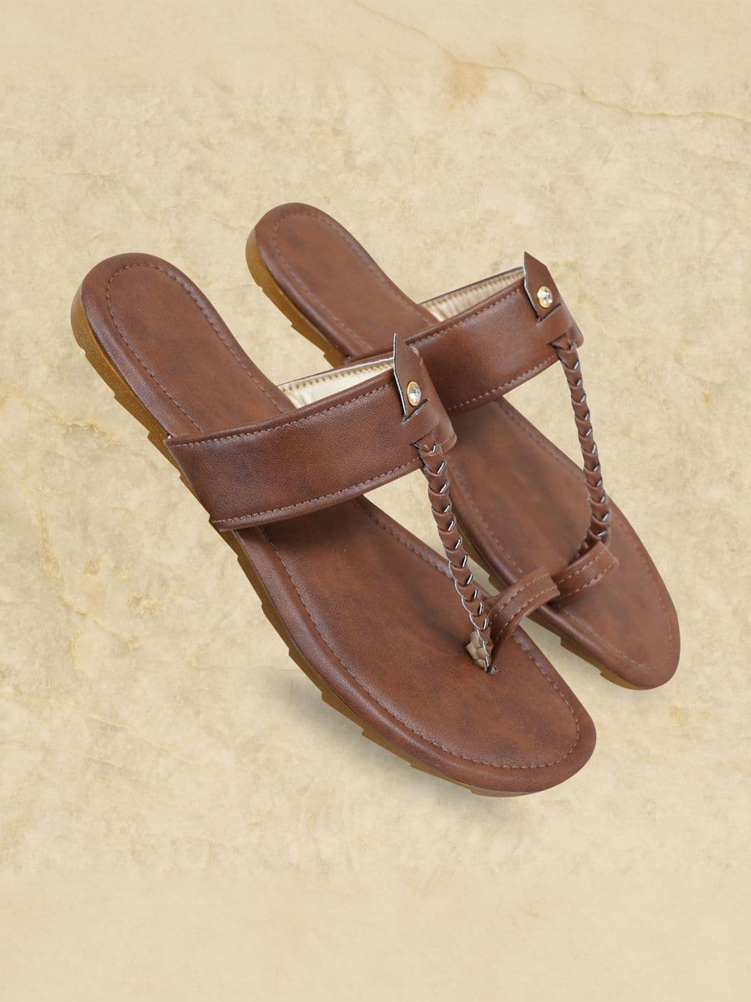 glitchez Women One Toe Flats thumbnail 4