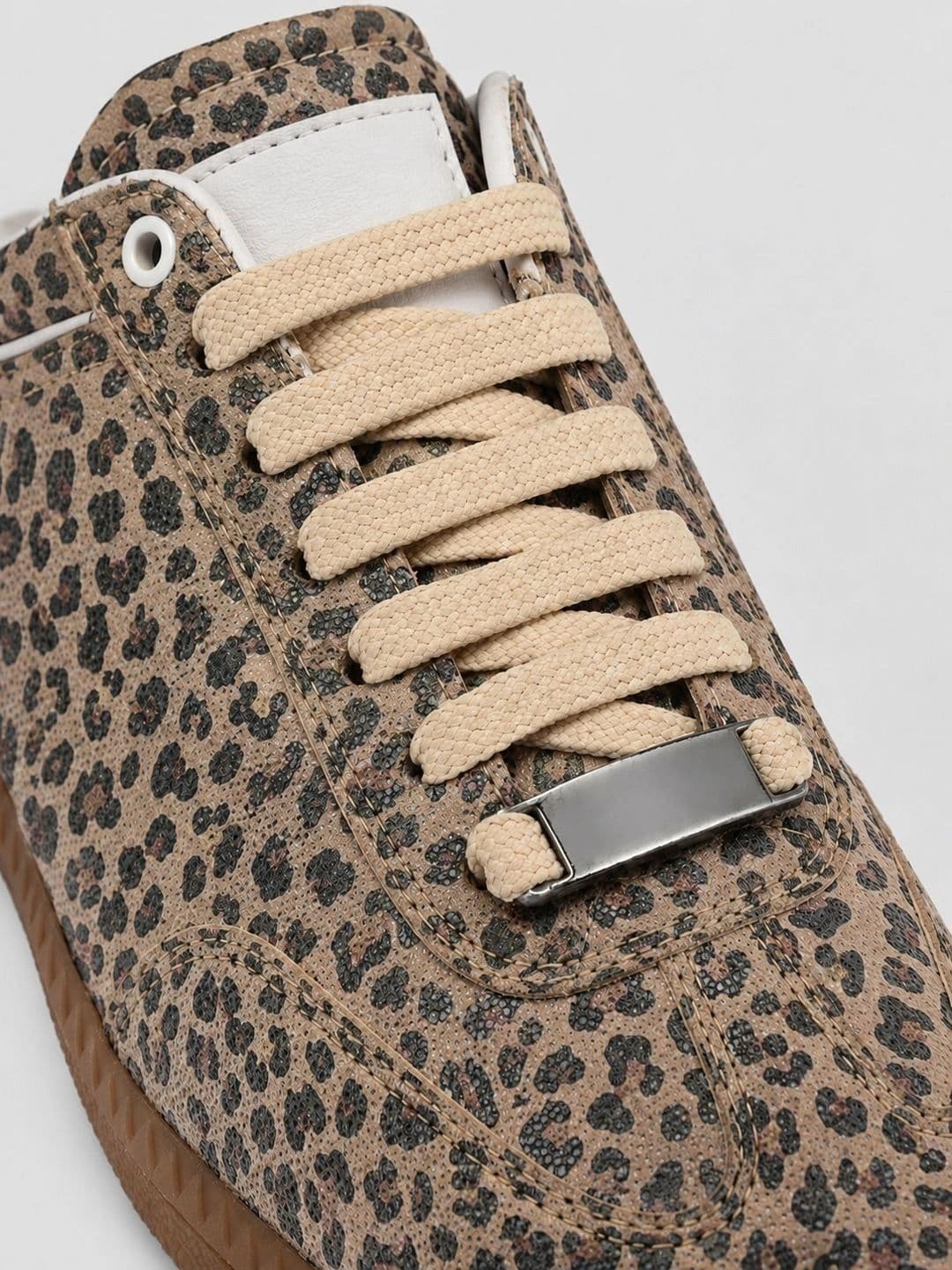 Suo Women Printed Leather Sneakers thumbnail 5