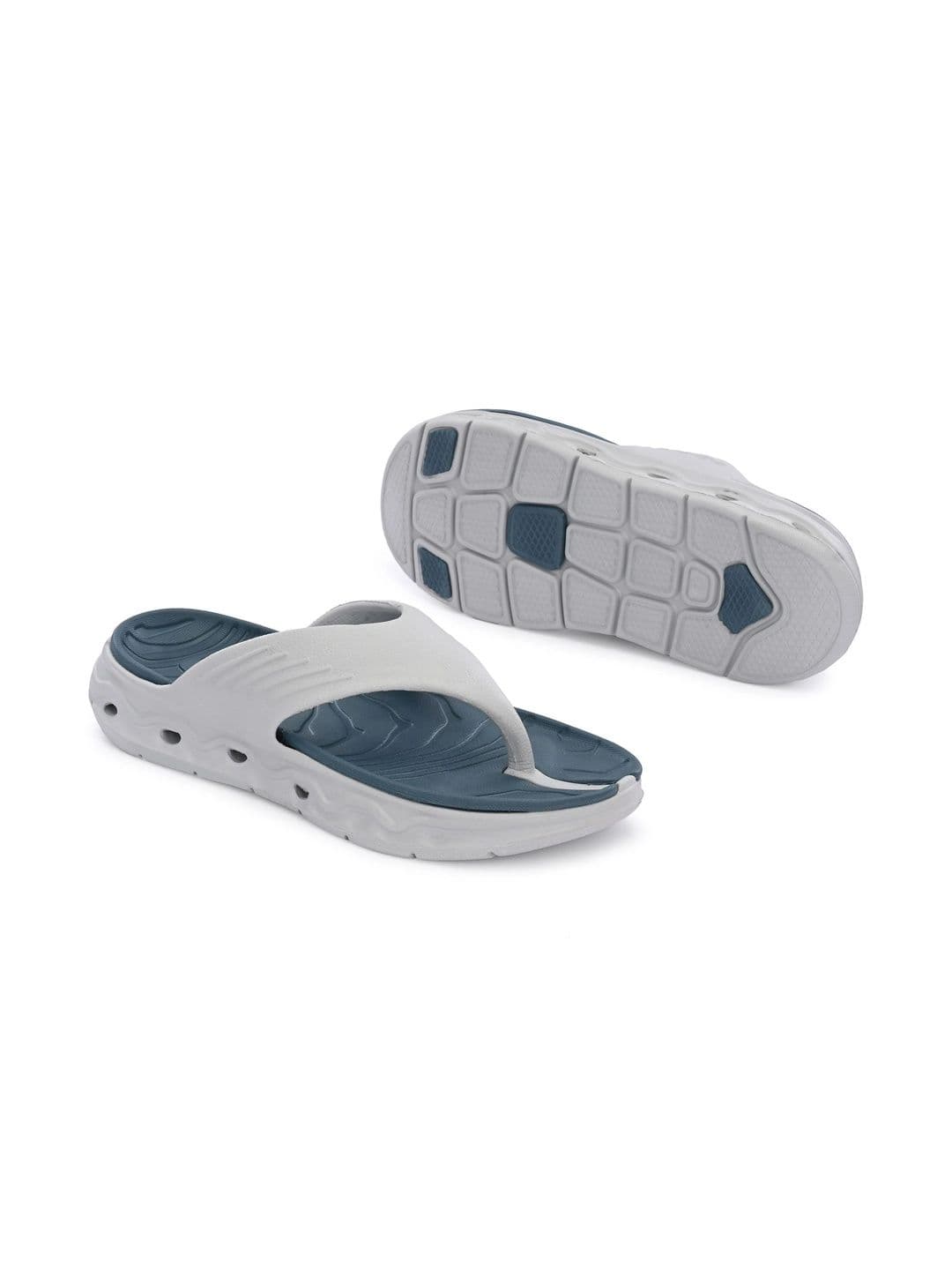 Vortek Men Colourblocked Thong Flip-Flops thumbnail 2