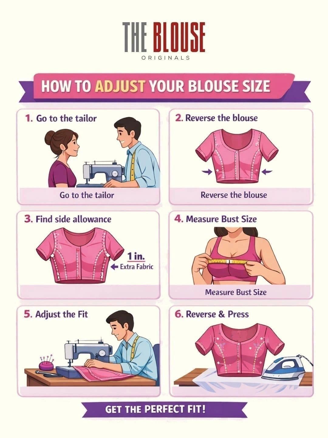 The Blouse Originals Silk Solid Saree Blouse thumbnail 4