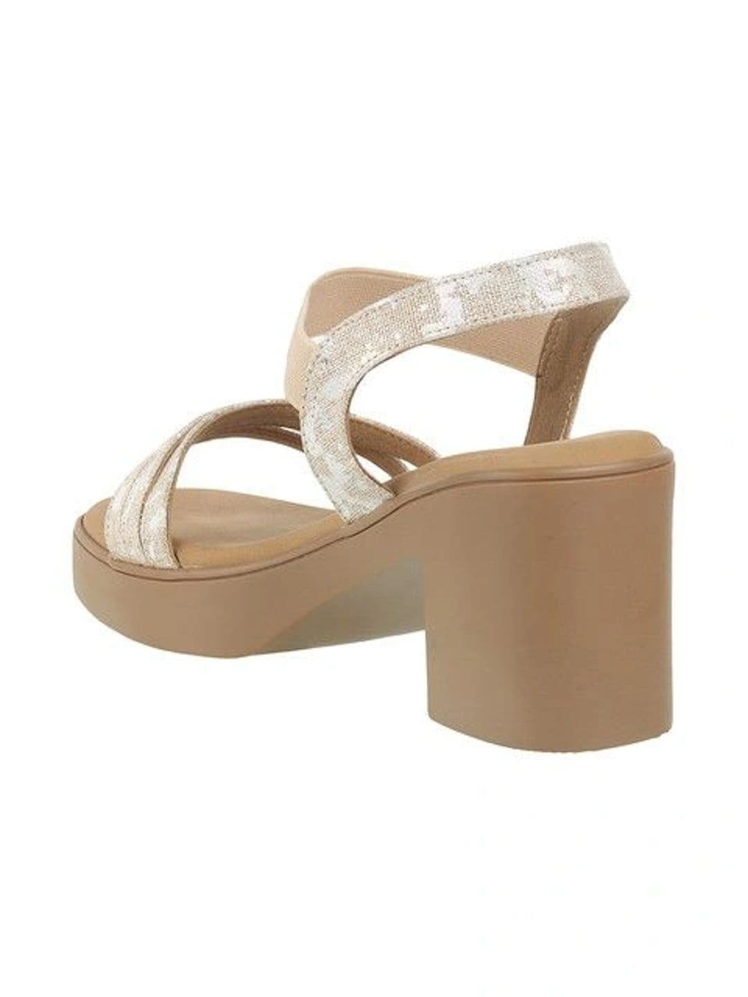 Lazera Textured Block Sandals thumbnail 3