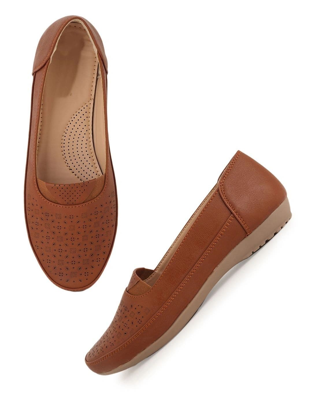 DressBerry Women Perforations Loafers thumbnail 3