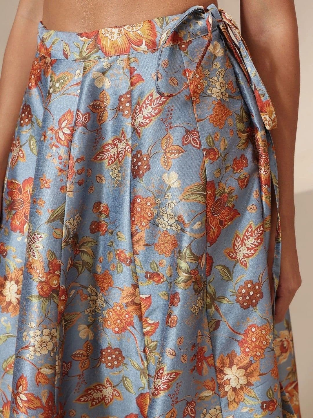 Shae by SASSAFRAS Printed Ready to Wear Lehenga & thumbnail 3