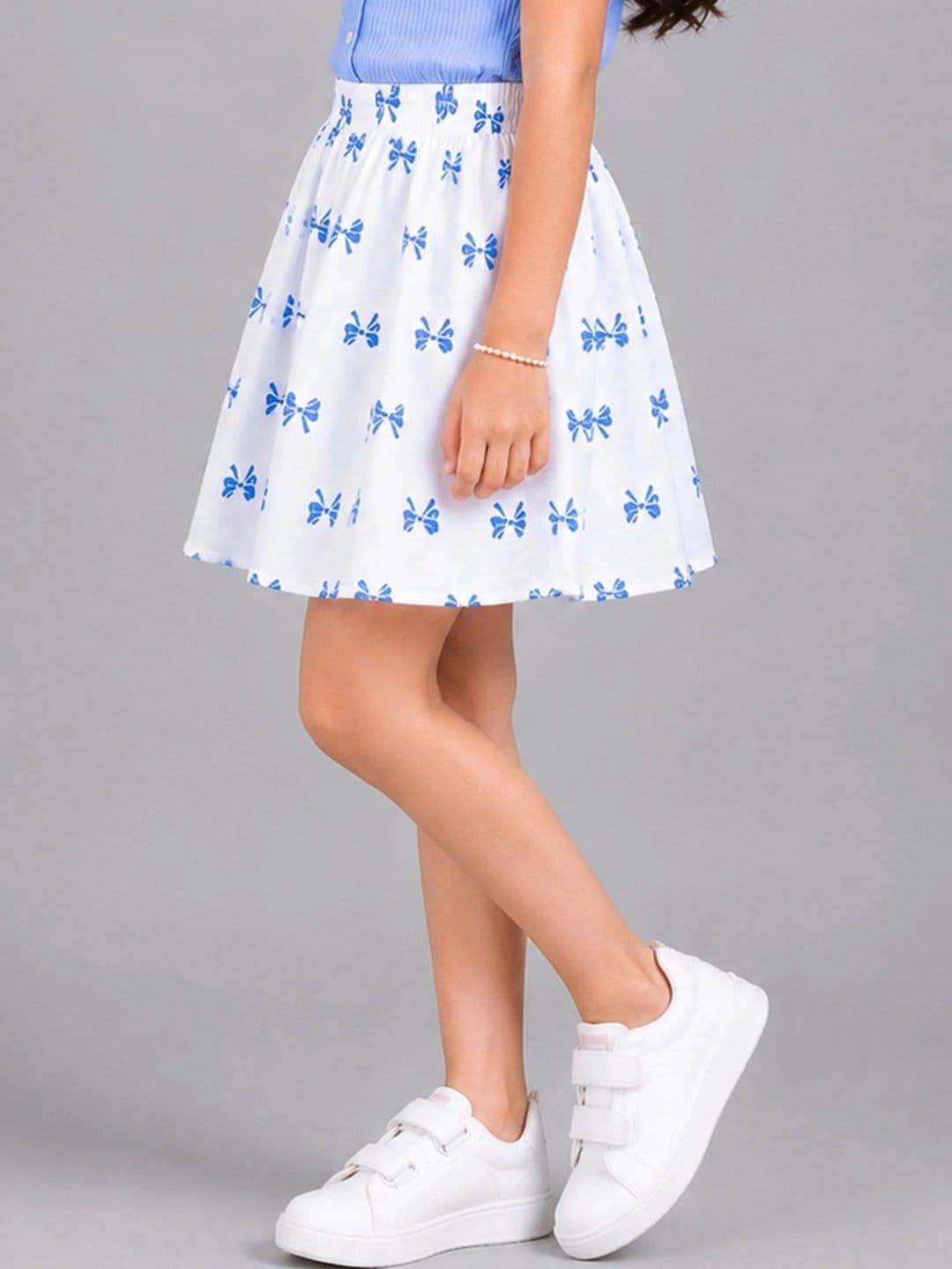 Funshine Girls Abstract Micro or Ditsy Print Above Knee Flared Skirt thumbnail 6