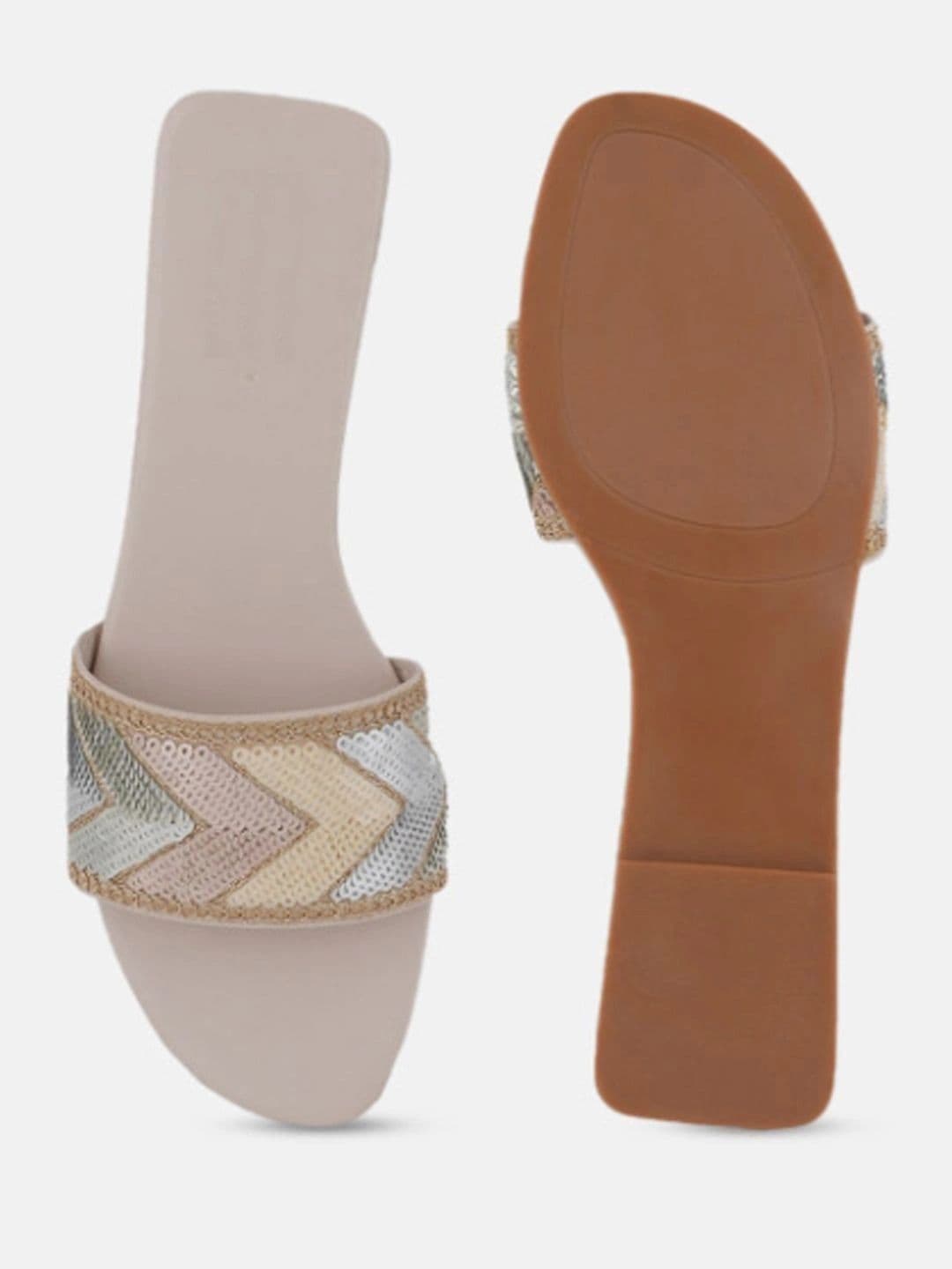 Anouk Women Embellished Party Open Toe Flats thumbnail 3