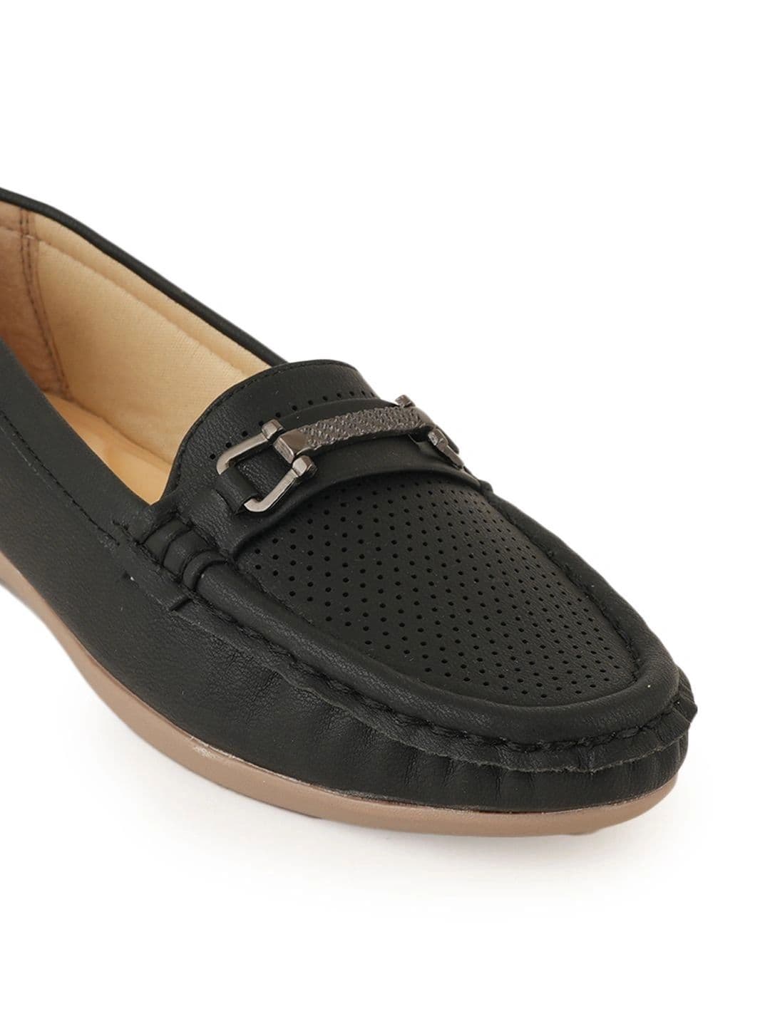 DressBerry Women Perforations Loafers thumbnail 3