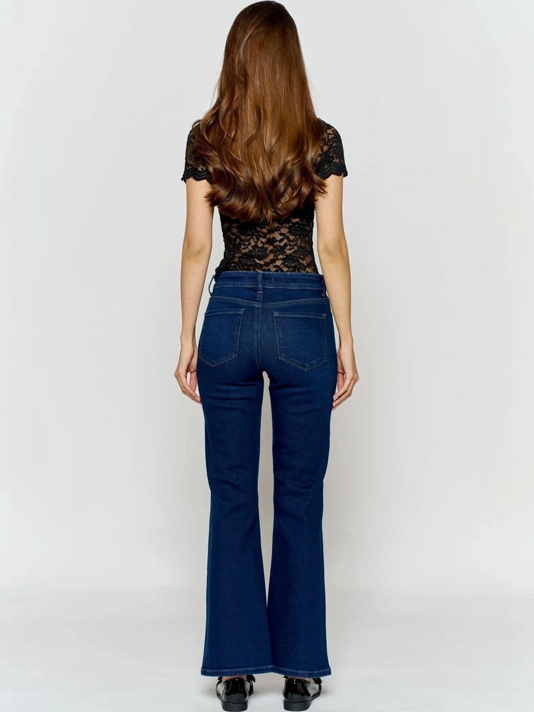 Aadvi Fashion Women Comfort Flared High-Rise Stretchable Jeans thumbnail 2