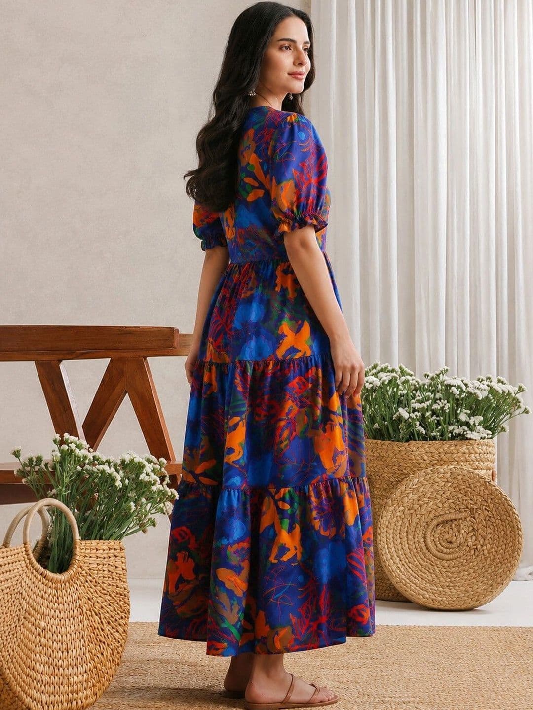 PRESHA Women Floral Printed Floral Kurta thumbnail 2