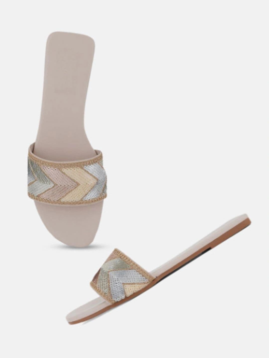 Anouk Women Embellished Party Open Toe Flats - view 1
