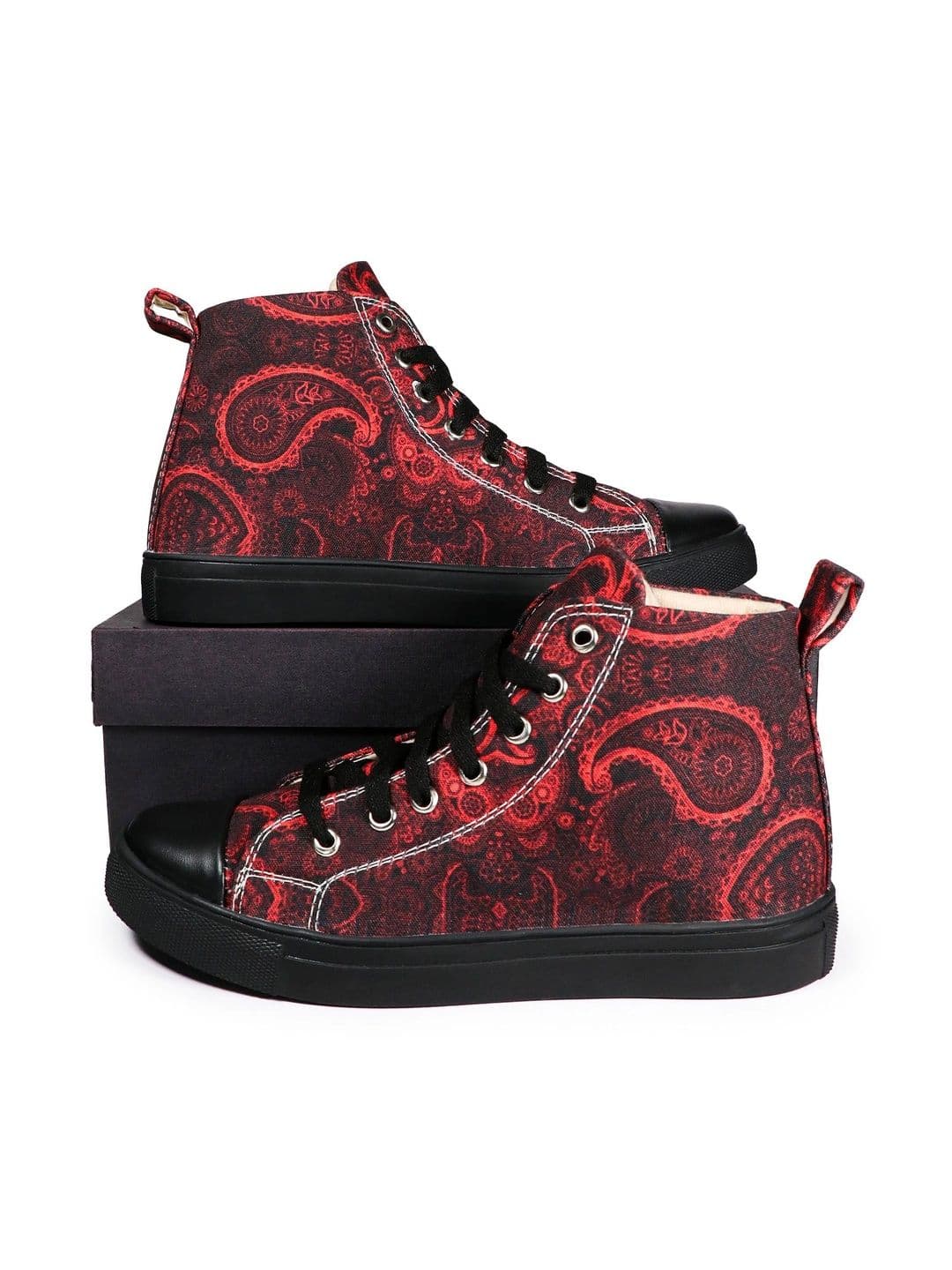KobSook Women Printed High-Top Sneakers - view 1