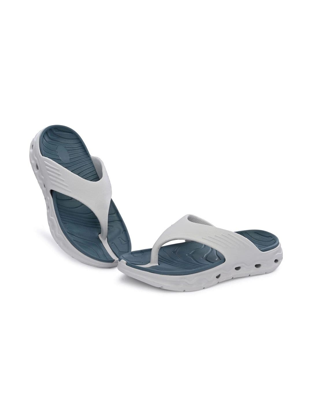 Vortek Men Colourblocked Thong Flip-Flops thumbnail 3