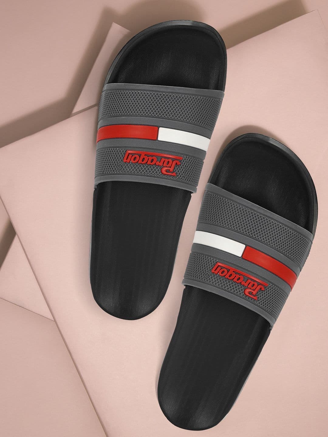 Paragon Men Textured Lightweight Sliders - view 1