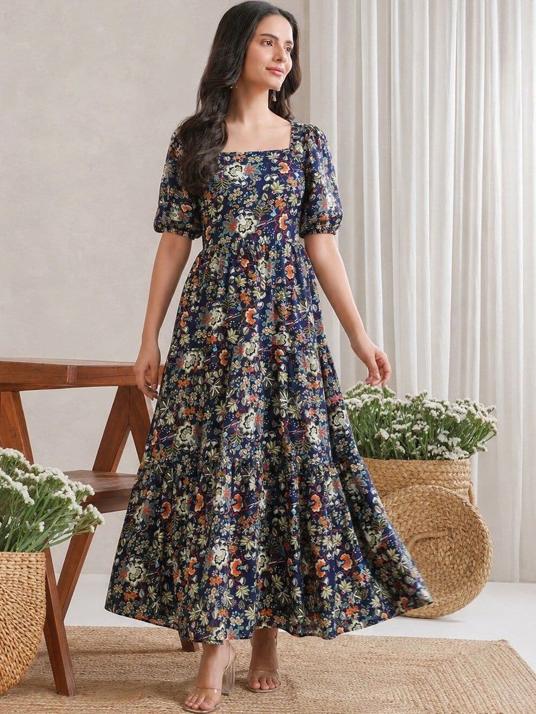 PRESHA Women Floral Printed Floral Kurta thumbnail 4