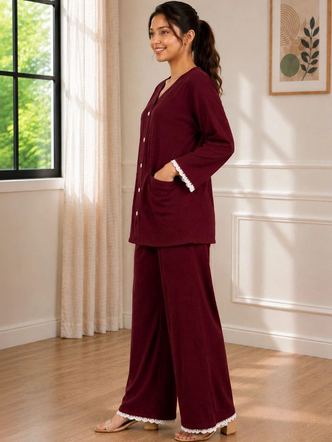 Miss Balika Women Top with Palazzos thumbnail 4
