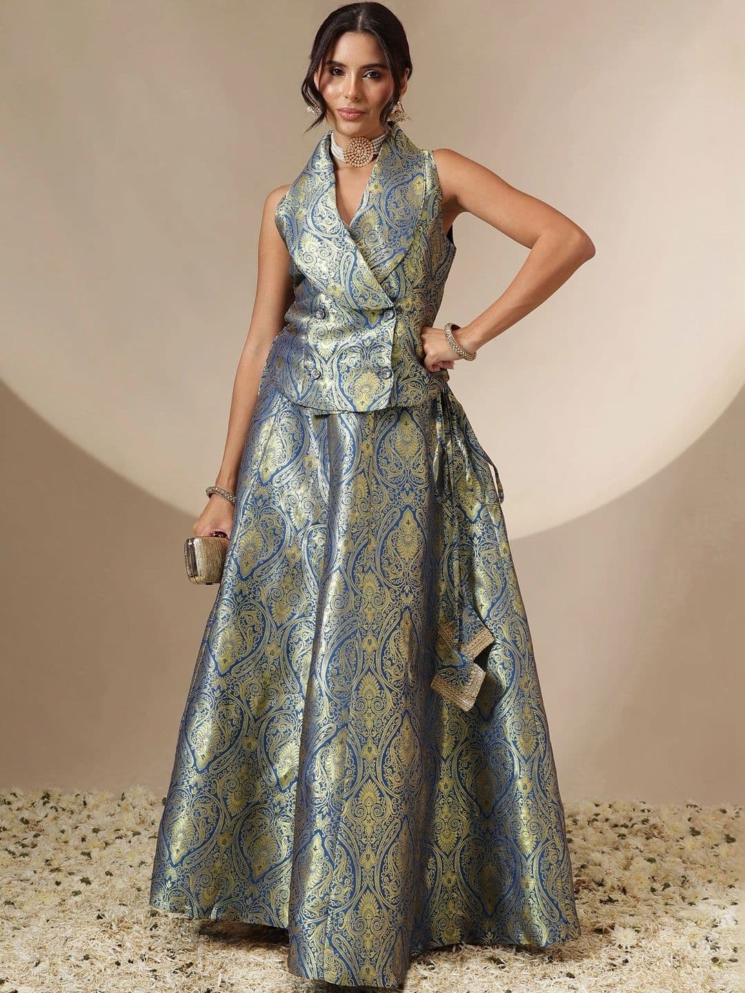Shae by SASSAFRAS Ready to Wear Lehenga & - view 1