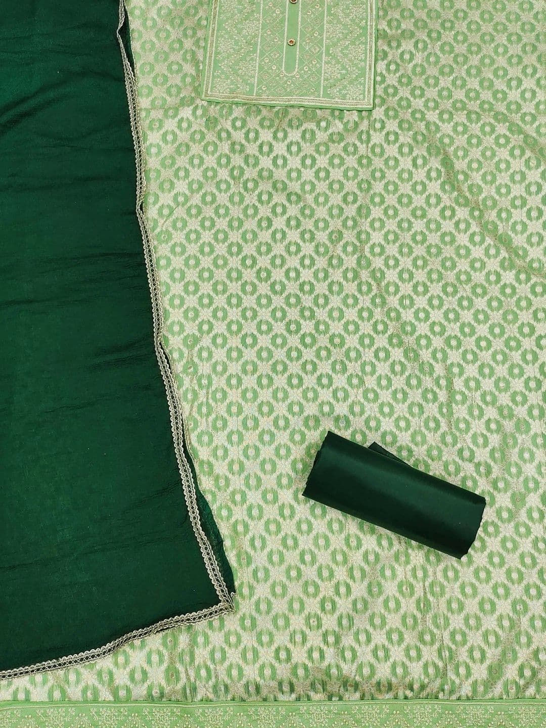 HERE&NOW Semi-Stitched Dress Material thumbnail 3