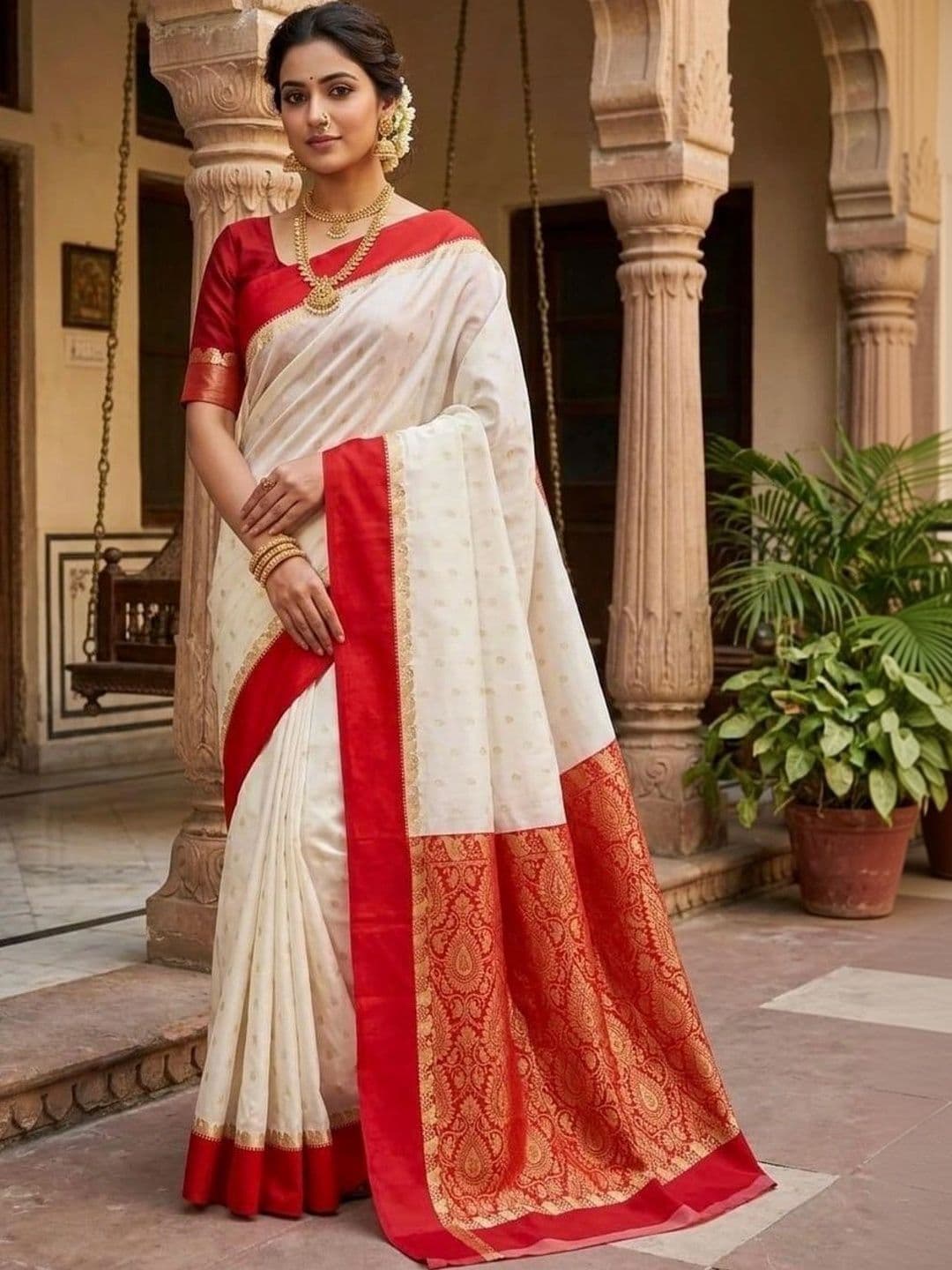 Silk Loomluxe Woven Design Zari Art Silk Saree thumbnail 2
