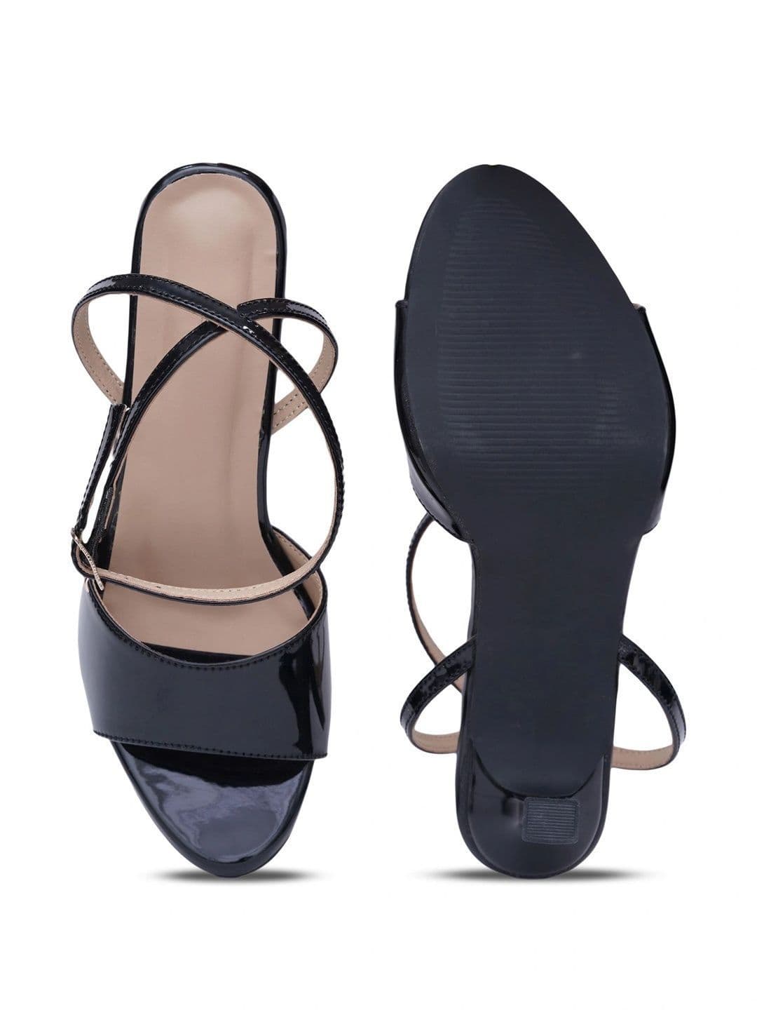 SELFIEE Party Kitten Sandals with Buckles thumbnail 5
