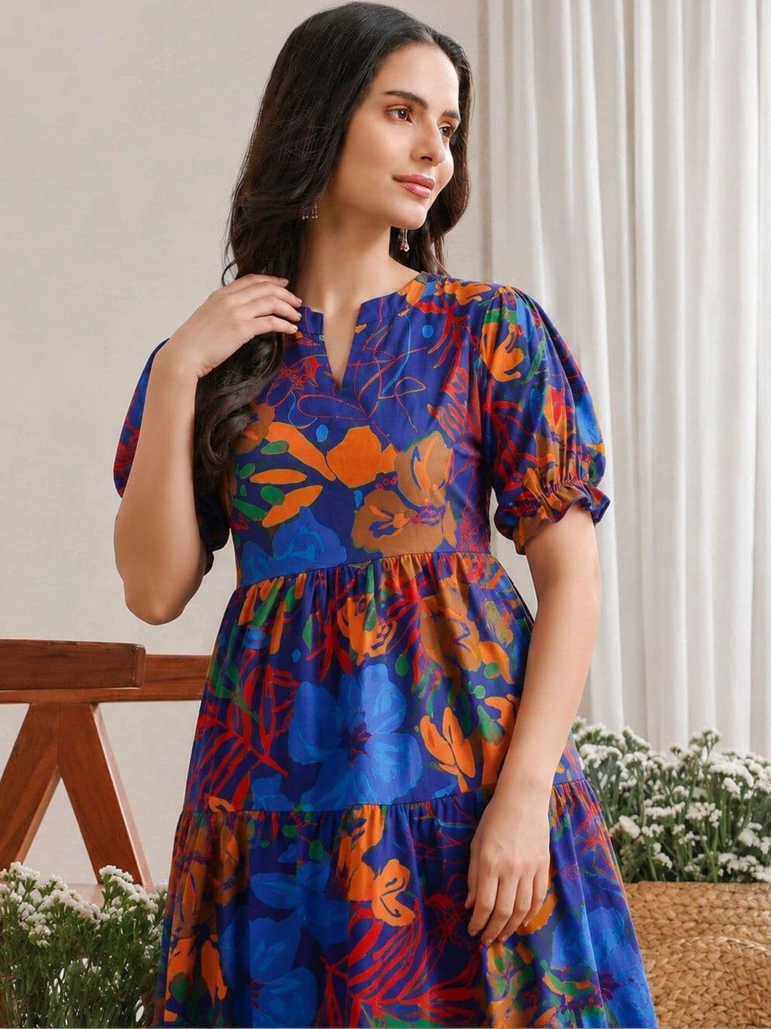 PRESHA Women Floral Printed Floral Kurta thumbnail 3