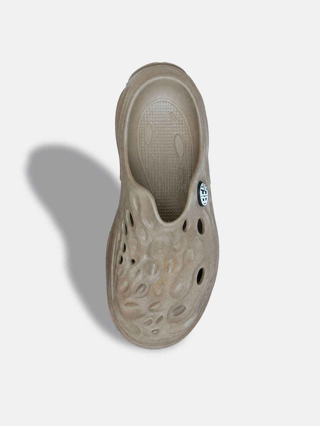 THE BEAR HOUSE Men Solid Khaki Slip-On Clogs thumbnail 4