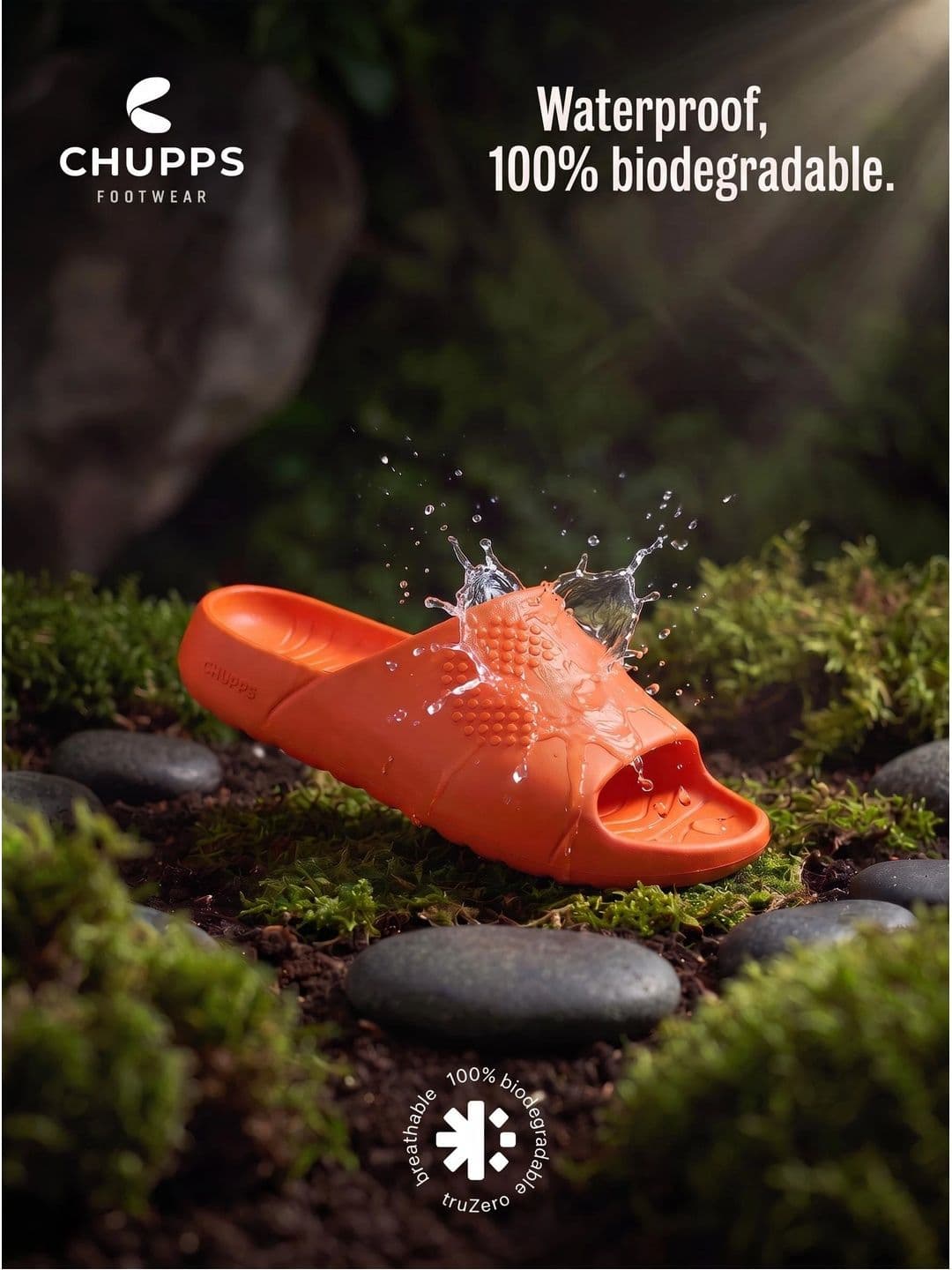 CHUPPS Men Orange Chupster Orthopedic Sliders thumbnail 5