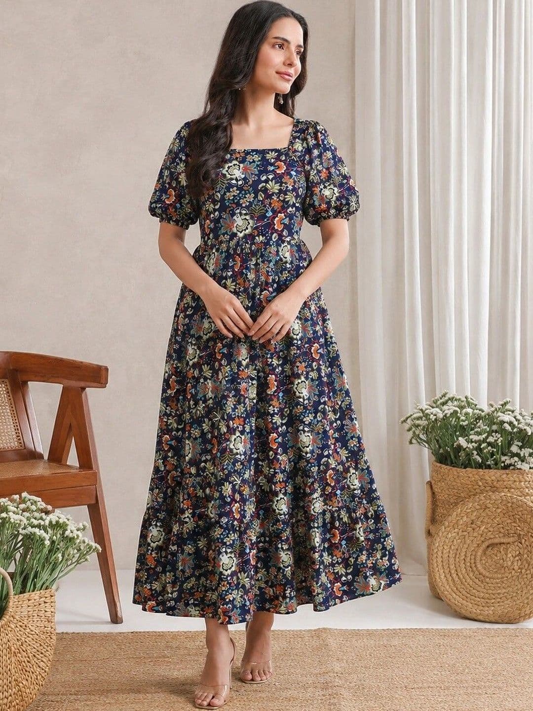 PRESHA Women Floral Printed Floral Kurta thumbnail 5