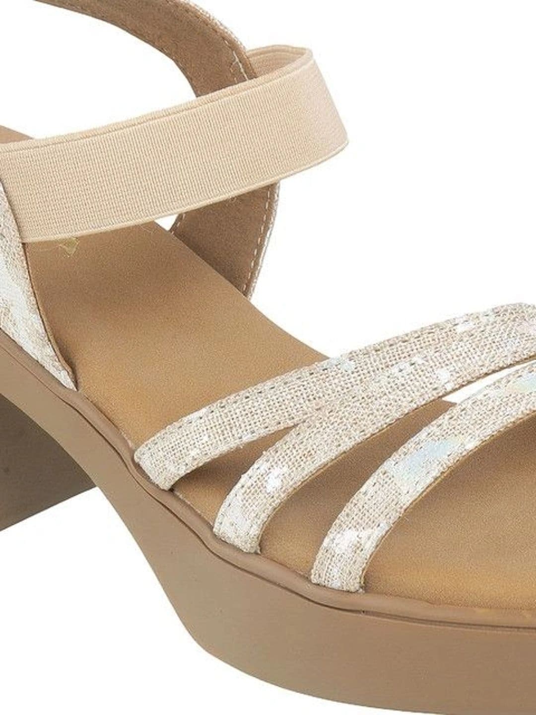 Lazera Textured Block Sandals thumbnail 2