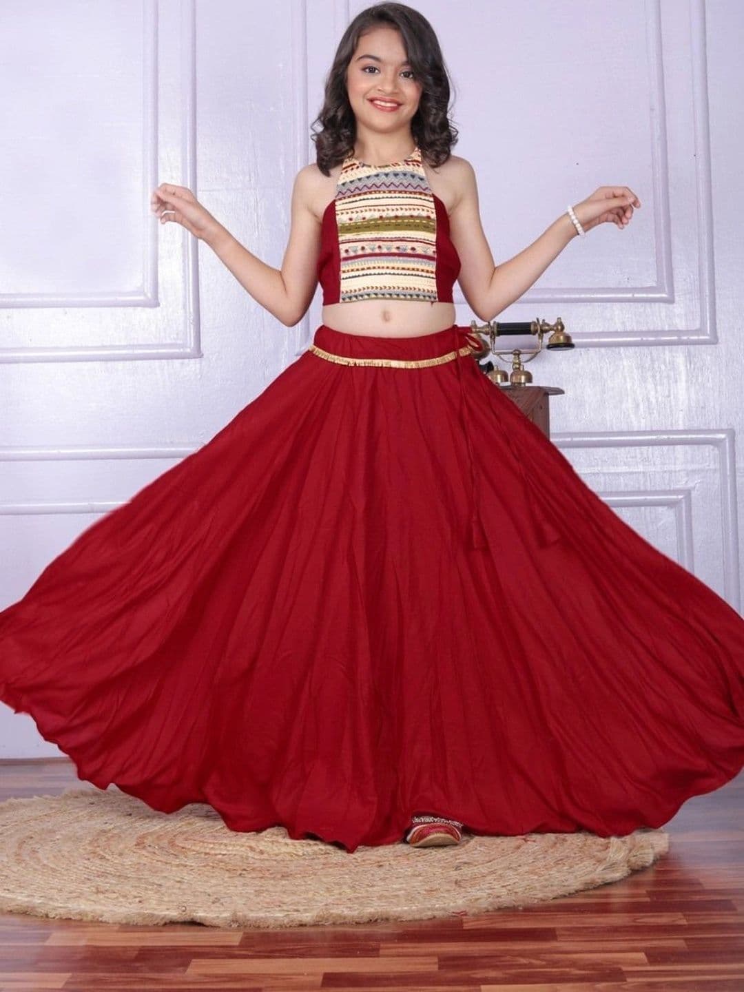 VidiRna Girls Ready to Wear Lehenga & - view 1