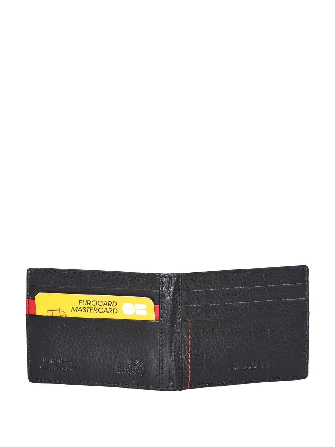 Sassora Abstract Textured RFID Leather Card Holder thumbnail 2