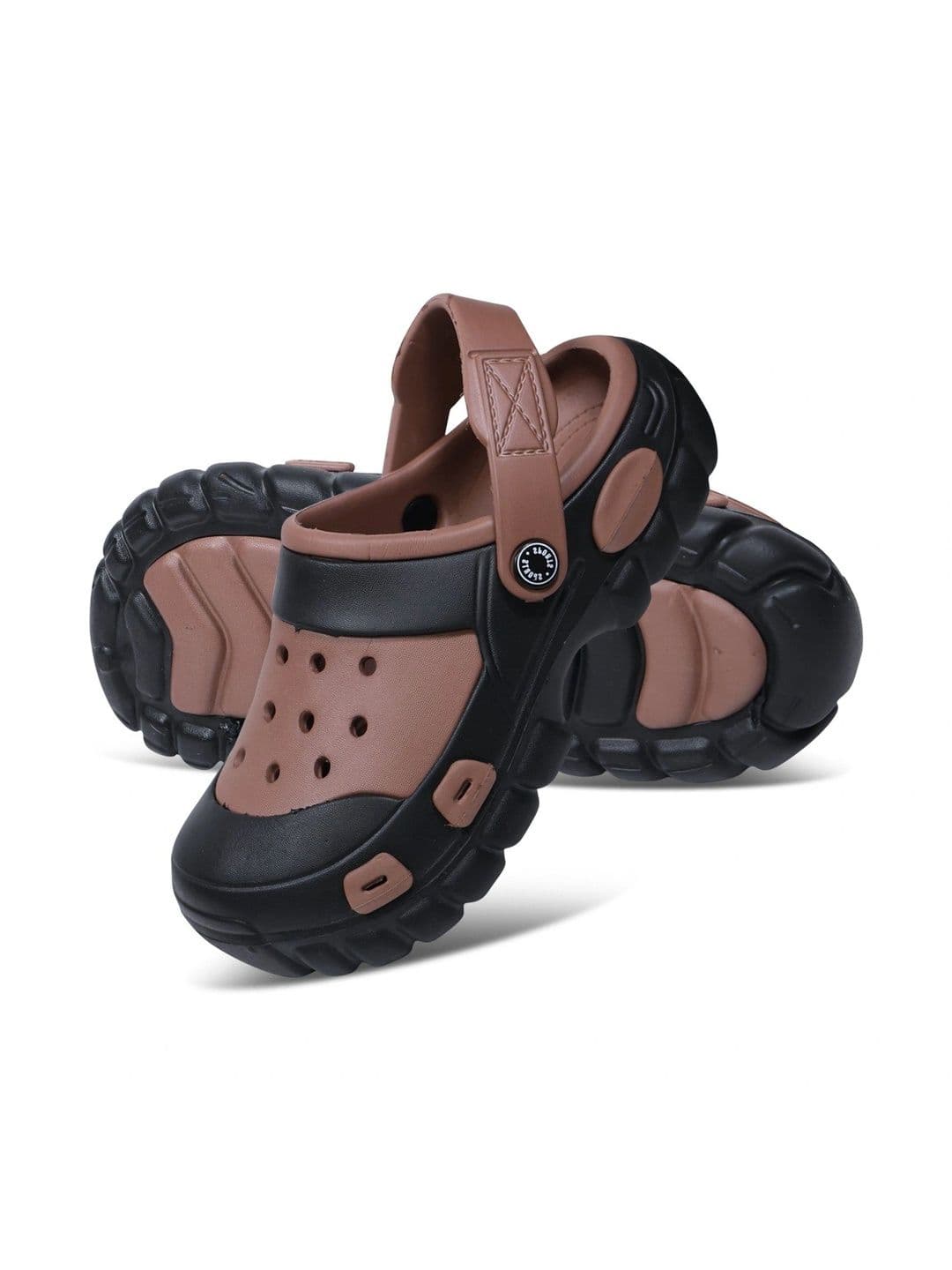 FOOT CARE Men Colourblocked Clogs thumbnail 4