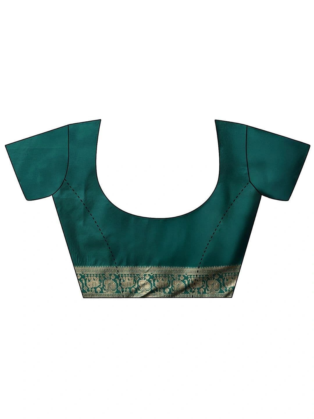 Libas Woven Design Zari Brocade Saree thumbnail 5